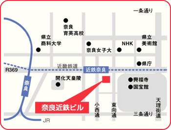 �ޗǓo�^�Z���^�[ �ޗǌ��j�ւ̈ē��}